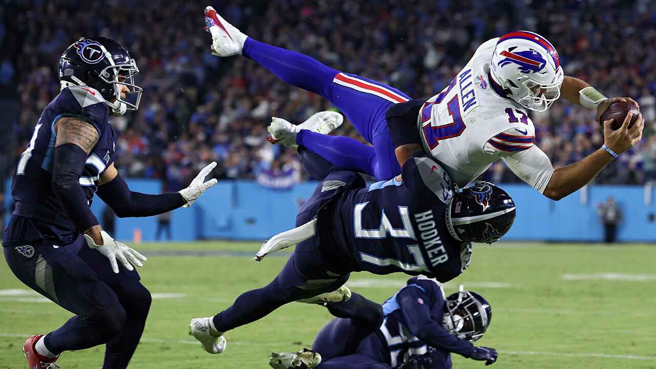 Tennessee Titans slog Buffalo Bills vinstserie med 34-31